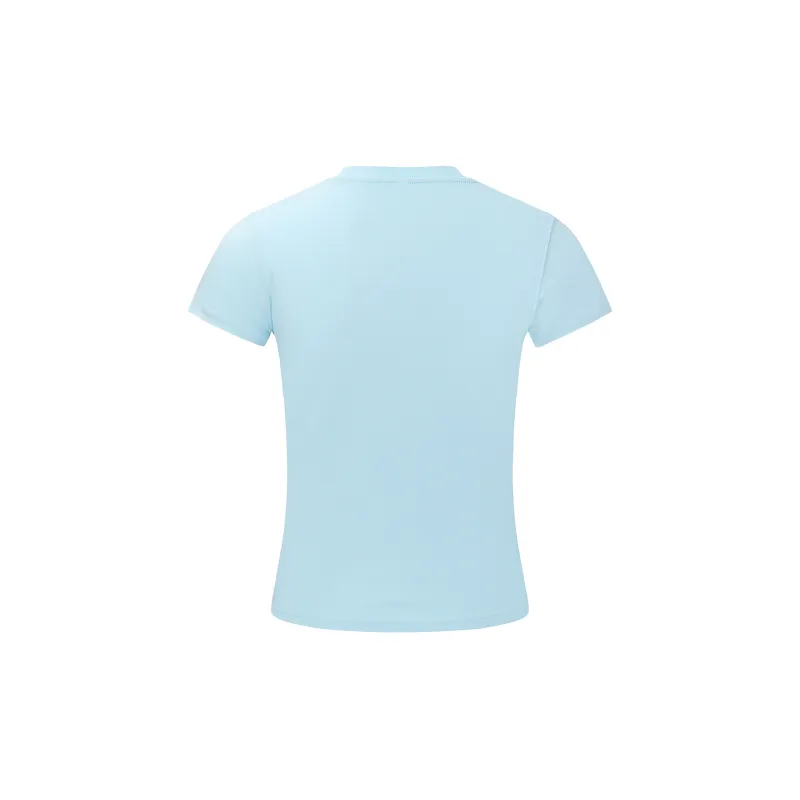 BIPOLAR Drop Shoulder Sleeve Short Sleeved T Shirt Women's-17