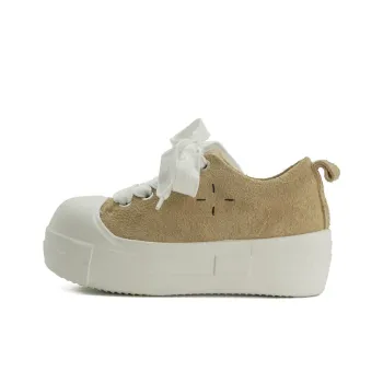 Little Sue Niche Design Minimalist Adorable Big Toe Shoes Preppy Style Petite Fashion Casual Skateboard Shoes Women's