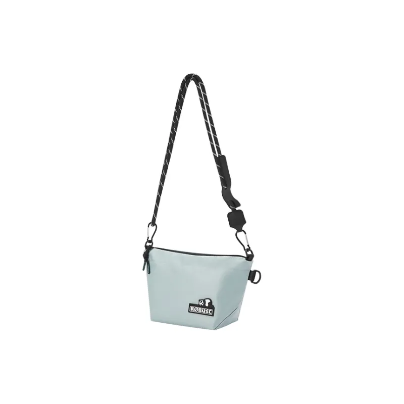 SEM/R Fabric Dumpling Bag Shoulder Bag Crossbody Bag Medium Size Unisex Light Khaki/Ice Blue/Black-1