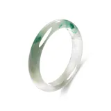 Transparent Green White Cyan Bangle