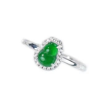 Clear Snow Ice Glutinous Rings Women's