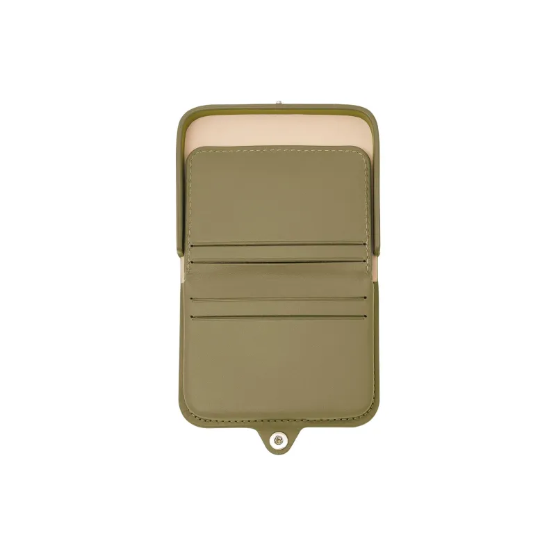 A.P.C Cow Leather Wallet Men's Clay Green-3