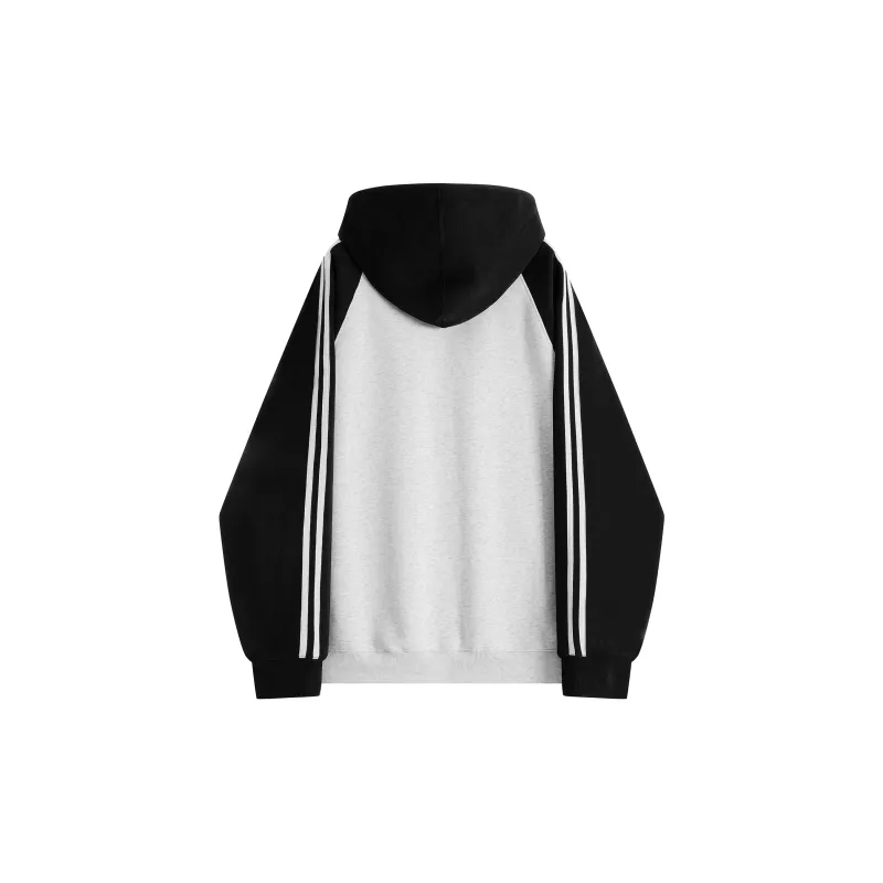 MIIOW Trend Party Series Sweatshirt Unisex _Nsec Navy Blue & Yellow Color Block-5