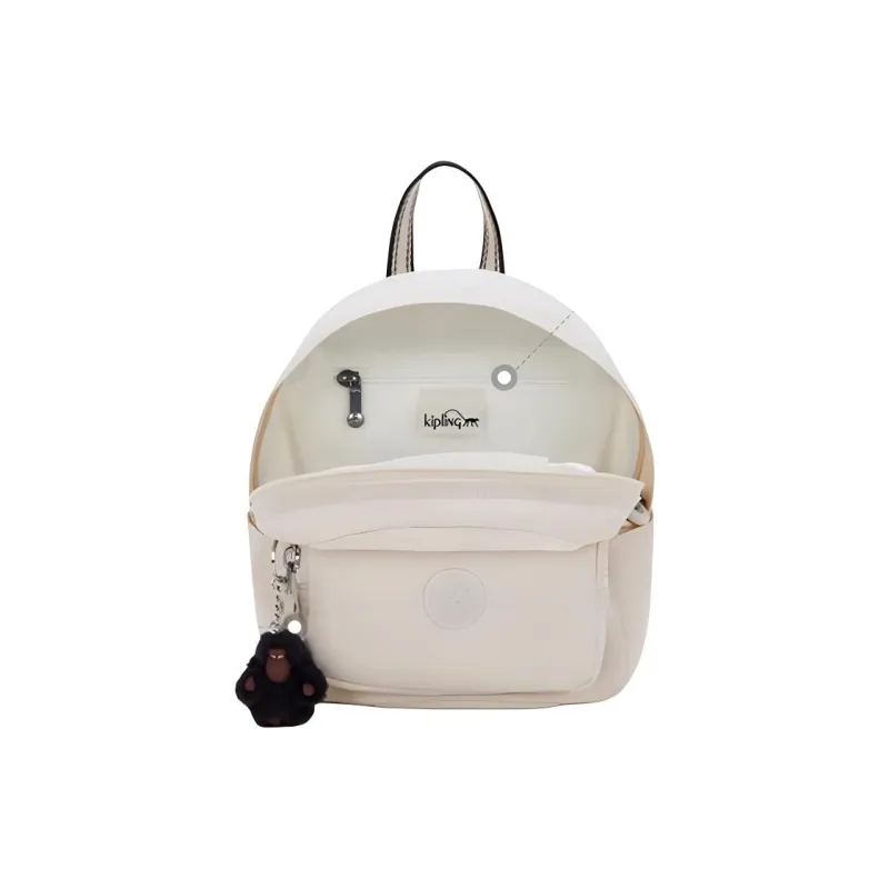 Kipling Fabric Backpack Mini Women's Sandy Beige-1