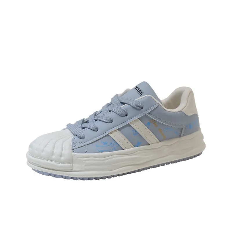 Yang Nianhua Anti-Slip Wear-Resistant Low-Top Skateboard Shoes Women's-0