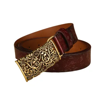 Yalu Cow Split Leather Belts Women's 3.2CM