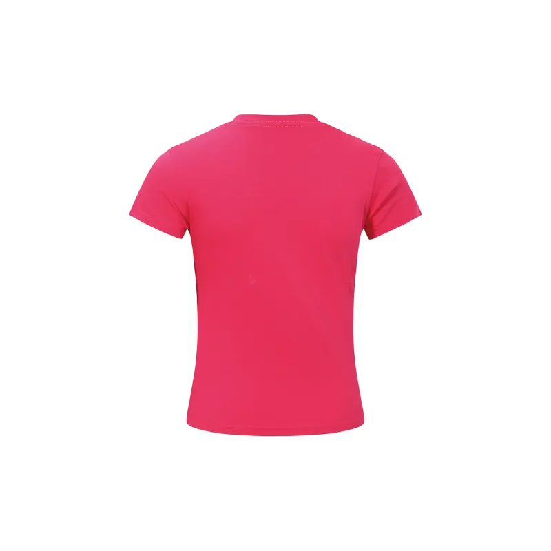 BIPOLAR Drop Shoulder Sleeve Short Sleeved T Shirt Women's-13
