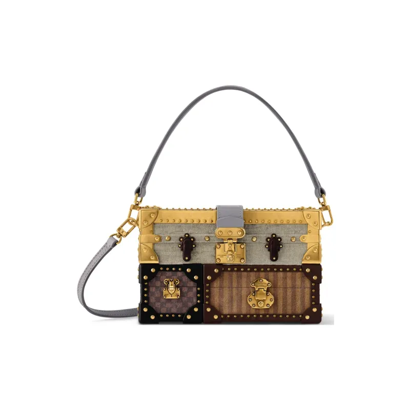 LOUIS VUITTON Petite Malle Celebration Trio Icône Canvas-0