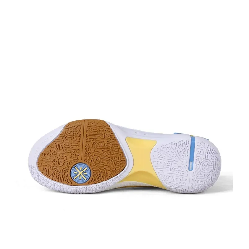 LINING Wode Phantom 6 Basketball Shoes Men Low Top Custard Sand Yellow-2