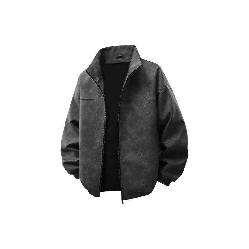 H2P Long Sleeved Jacket Unisex Black Gray-2