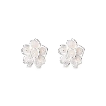 JOLLY NOTE Sterling Silver Stud Earrings Women's