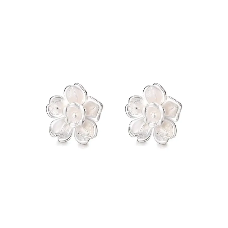 JOLLY NOTE Sterling Silver Stud Earrings Women's-0