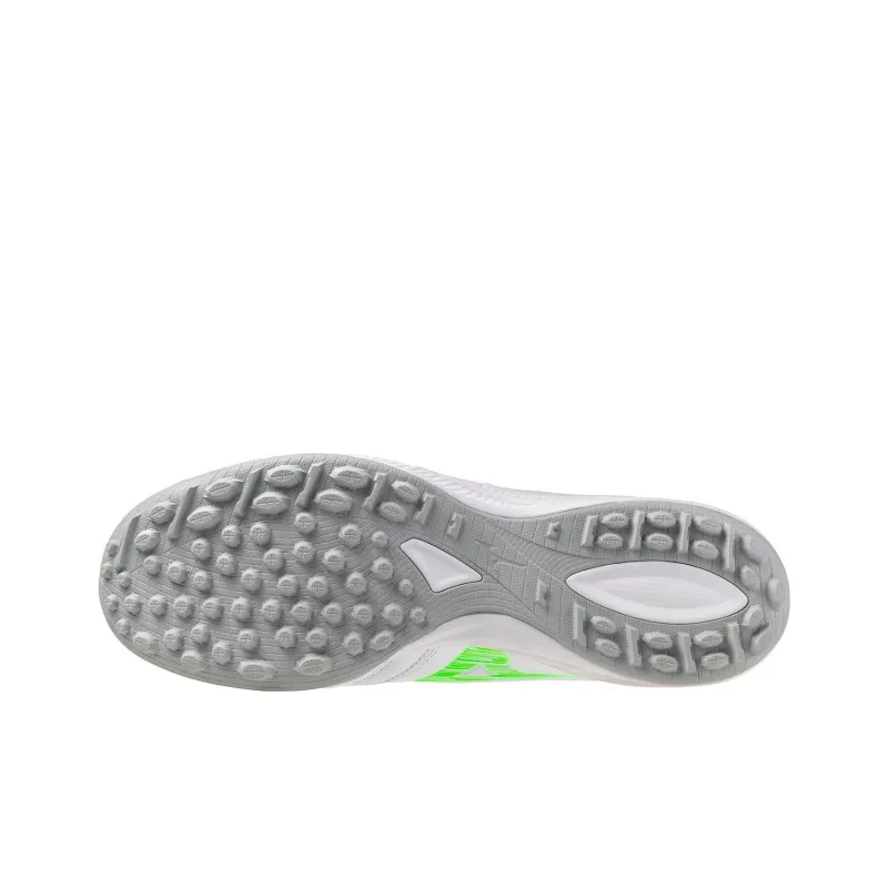 Mizuno Morelia Neo 4 Anti Slip Wear Resistant Soccer Shoes Men's White Green-3