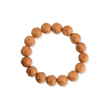 The Call Of The Heart Monkey Head Walnut Bracelets Unisex