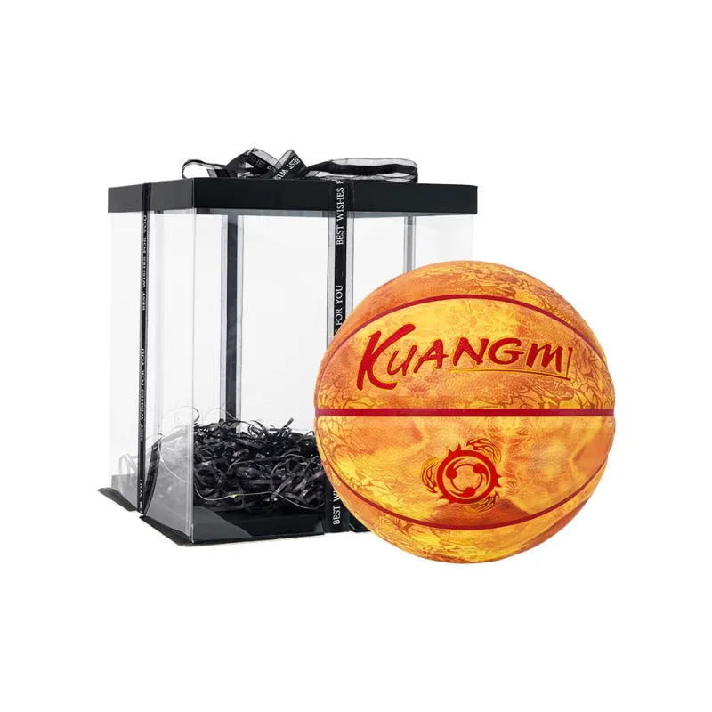 Kuangmi PU Basketball Red Size 7 Ball Street Unisex-3