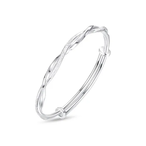 Fan Xing As Season 999 Fine Silver Bangles Women's