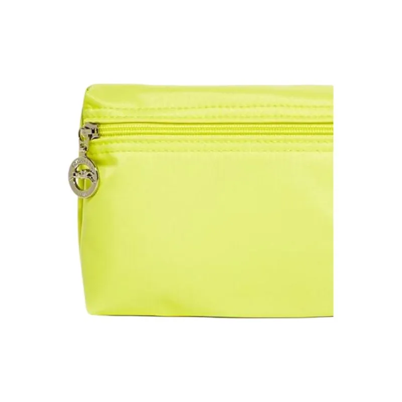 LONGCHAMP Le Pliage Polyester Toiletry Bag Makeup Bag Women's Neon Yellow-4