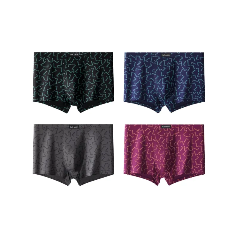 MIIOW Trend Party Series Underpants Men's 4 Pack-10