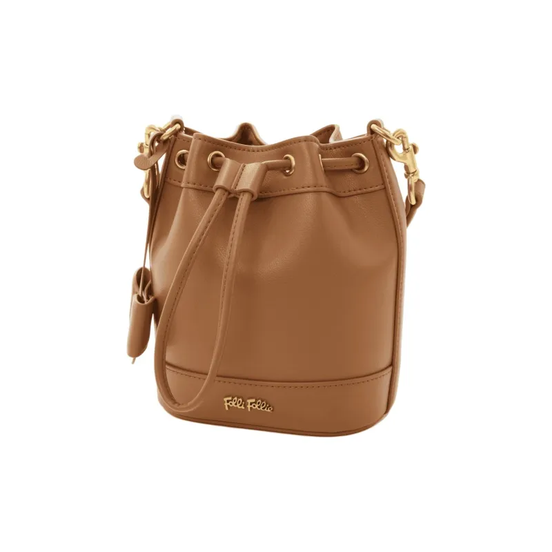 Folli Follie Split Cow Leather Bucket Bag, Shoulder Bag Regular Women's Multicolor-5