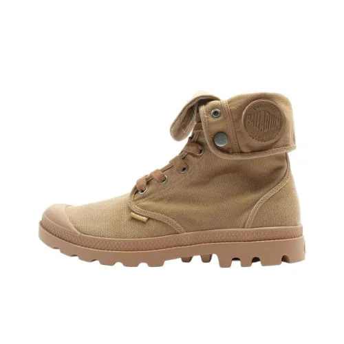 Palladium Abrasion Resistant Slip Resistant Short Mid Calf Outdoor Boots Men's Brown