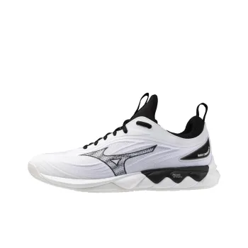 Mizuno Wave Luminous Anti Slip Wear Resistant Low Top Training Shoes Unisex White Black