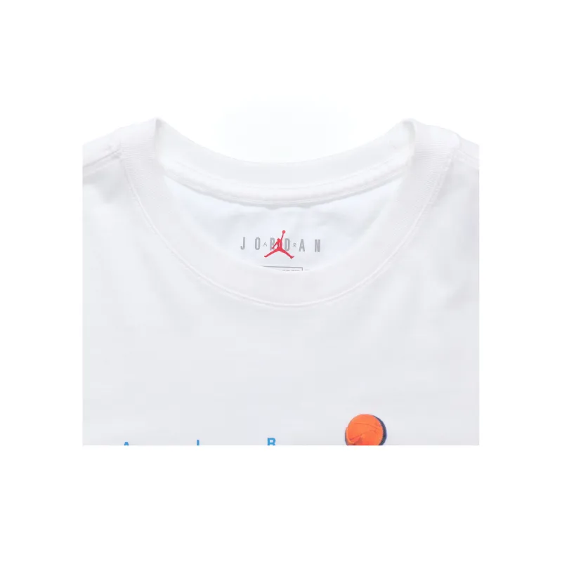 Jordan Set-in Sleeve T-Shirt Men's White-4