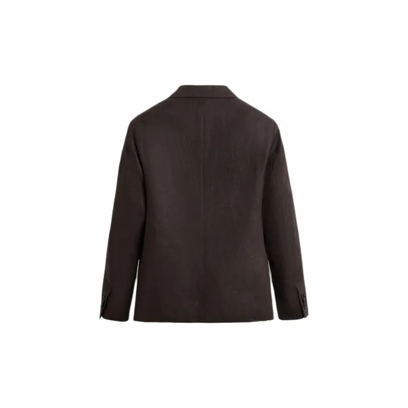 ZARA Business Suit Men's Dark Brown-1