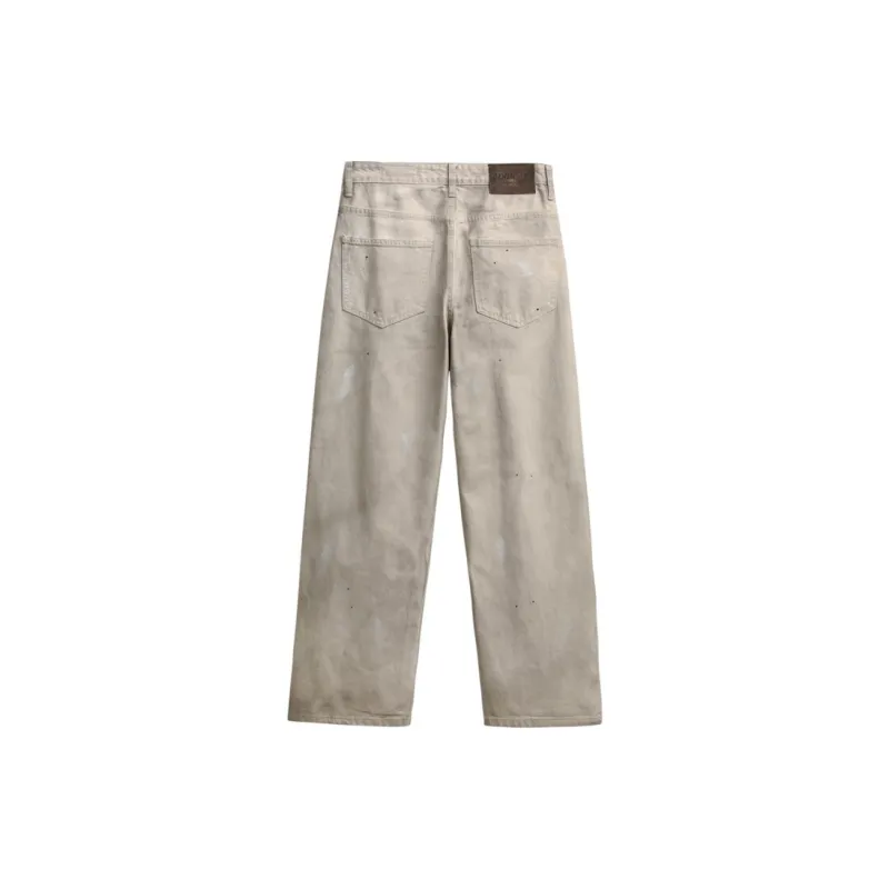 Lulifama Jeans Unisex Dirty White-1