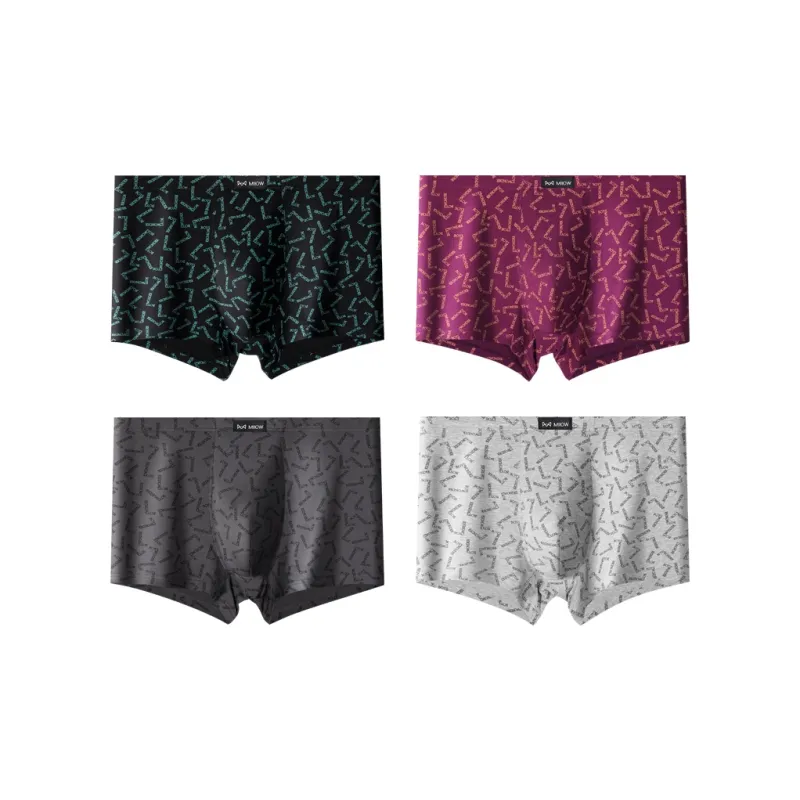 MIIOW Trend Party Series Underpants Men's 4 Pack-5