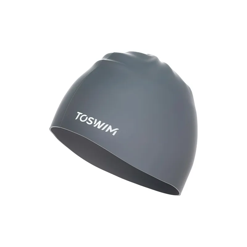 TOSWIM Swimming Caps Silicone Material Pool Training Unisex-16