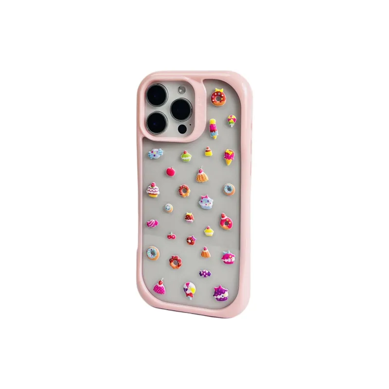 Wei Xin TPU Material Penguin Kitten DIY Sticker Phone Cases Compatible With IPhone 16/15 Pro Max/Apple 13/14 Pro/Max-14