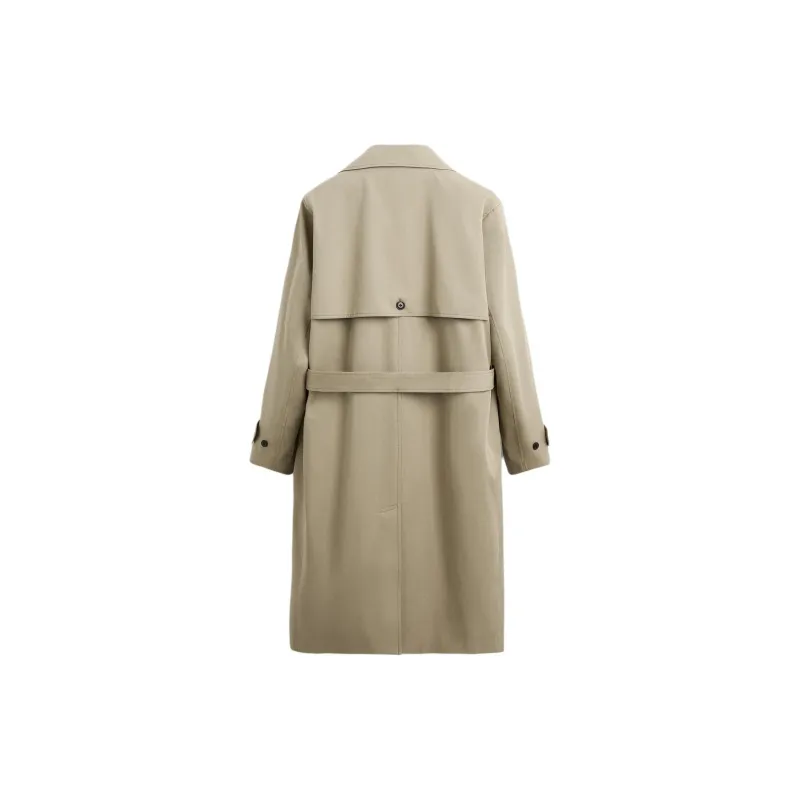 ZARA Trench Coat Men's Dark Taupe-1