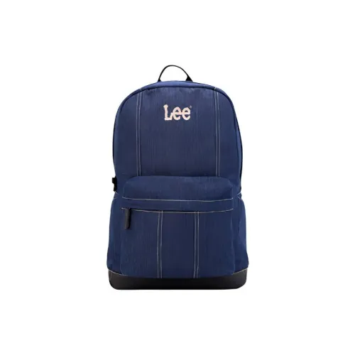 Lee Oxford Laptop Bag Backpack Regular Unisex Denim Dark Blue