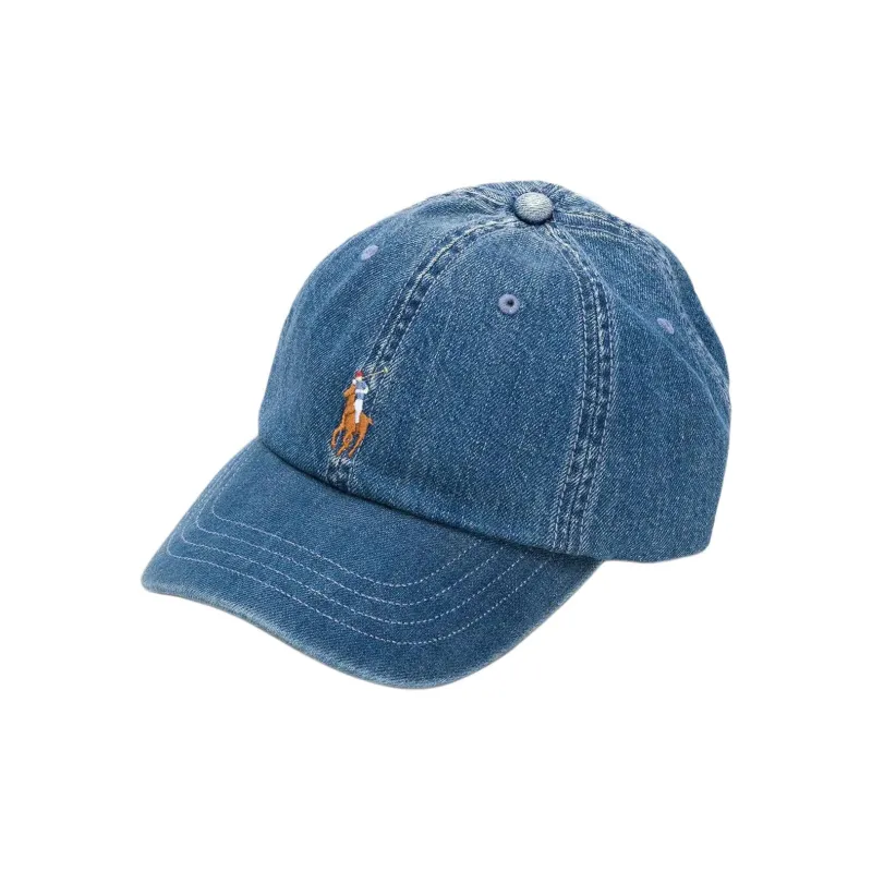 Polo Ralph Lauren 100% Cotton Baseball Caps Men's Blue-0