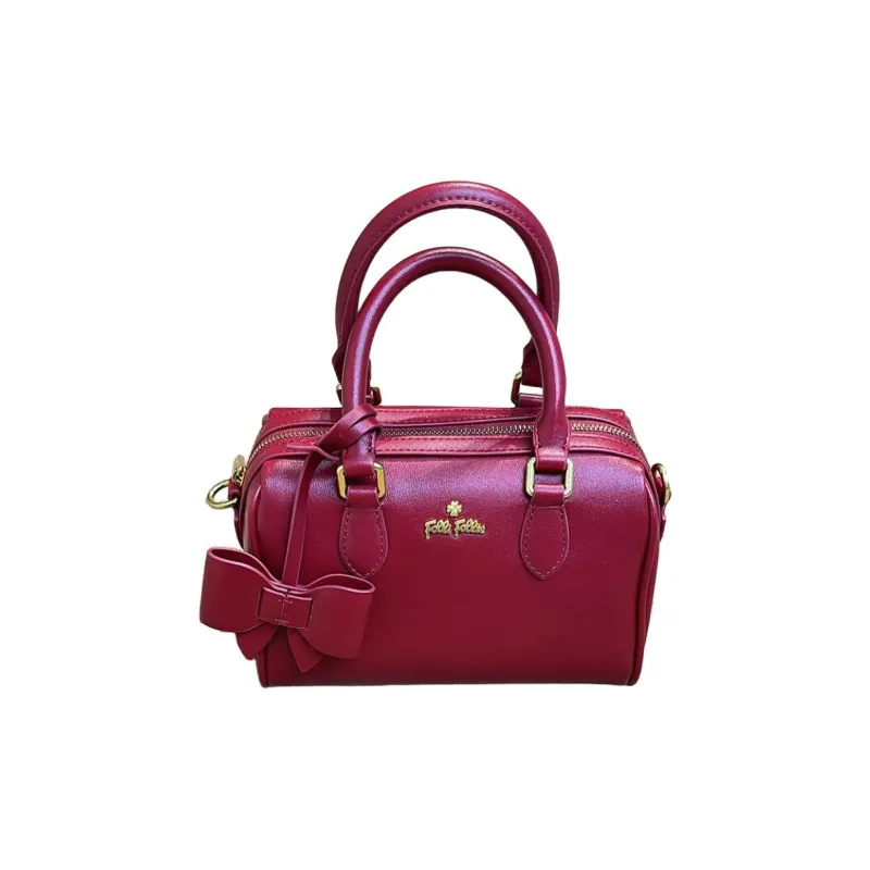 Folli Follie Cow Leather Pillow Bag Handbag Medium Size Women's Multicolor-6