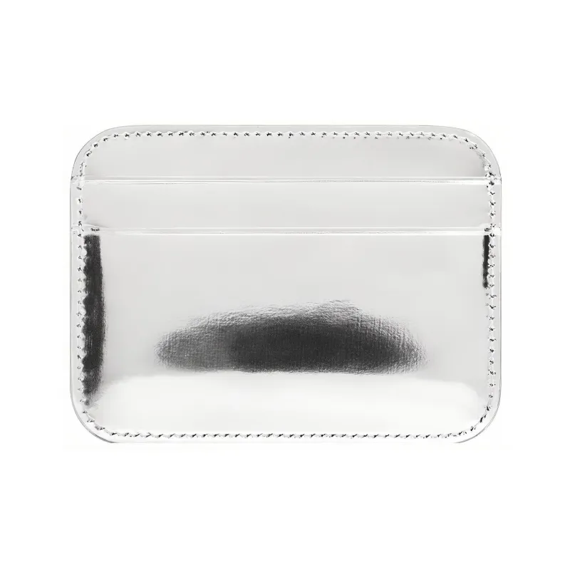 Balenciaga Women'ss Mirror Effect Card Holder Silver-1