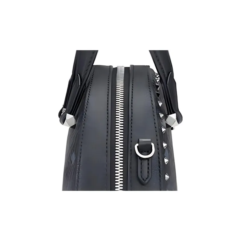 MCM Essential Visetos Origina Cow Leather Handbag Shoulder Bag Crossbody Bag Mini Women's Black-3