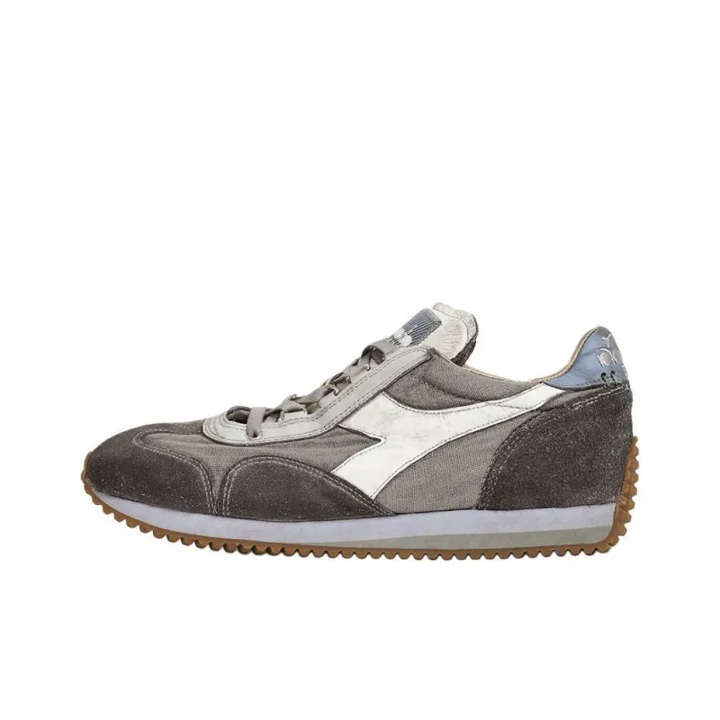 Diadora Equipe H Anti Slip Wear Resistant Low Top Casual Shoes Unisex Light Gray-0