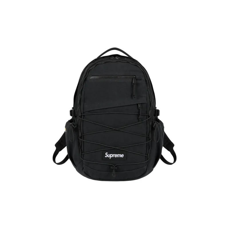 Supreme Cotton Backpack Regular Unisex Black-0