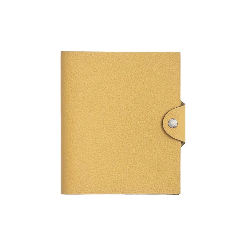 HERMES Ulysse Togo Calfskin Laptop Sleeve Storage Bag Small Size Women's 1Z Jaune Poussin Chick Yellow-0