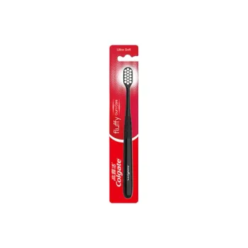 COLGATE Soft And Silky Gum Protection Toothbrushes Cleaning Black/Red