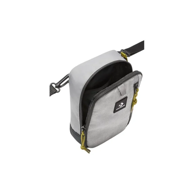 Converse Corduroy Shoulder Bag Crossbody Bag Unisex Gray & Black-3