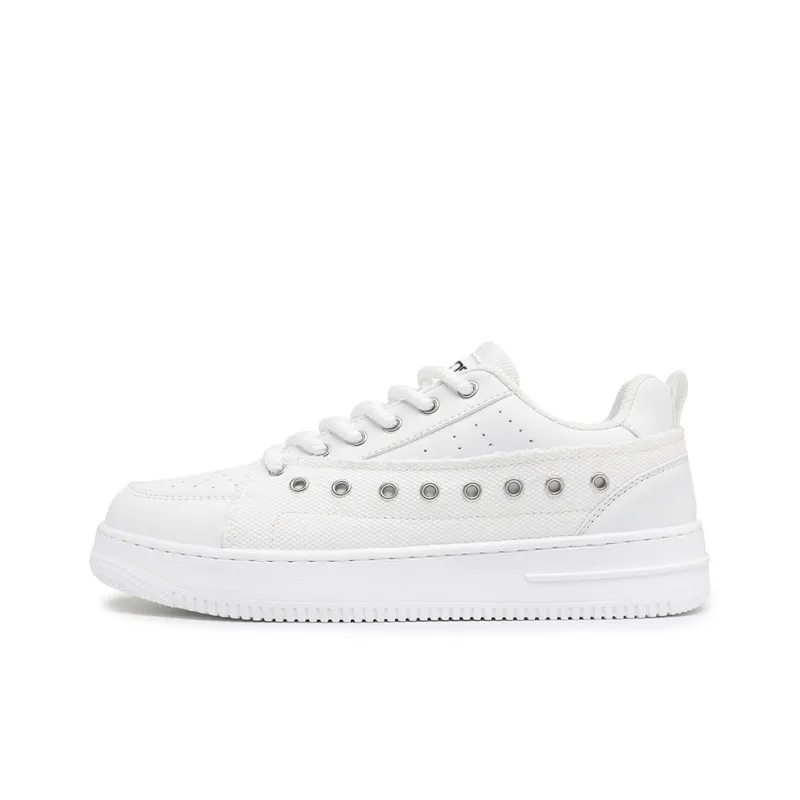 JEANSWEST Air Force 1, White Sneakers Low Top Fashion Versatile Platform Height Increasing Skateboard Shoes Men's-1