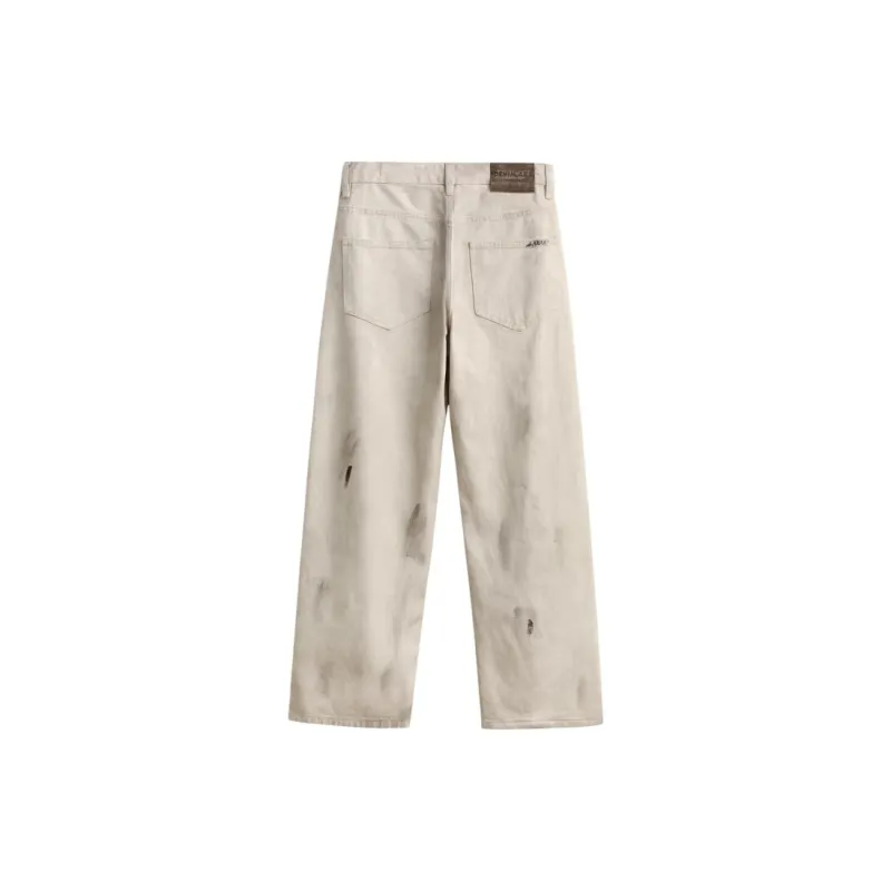 Lulifama Jeans Unisex Dirty White-1