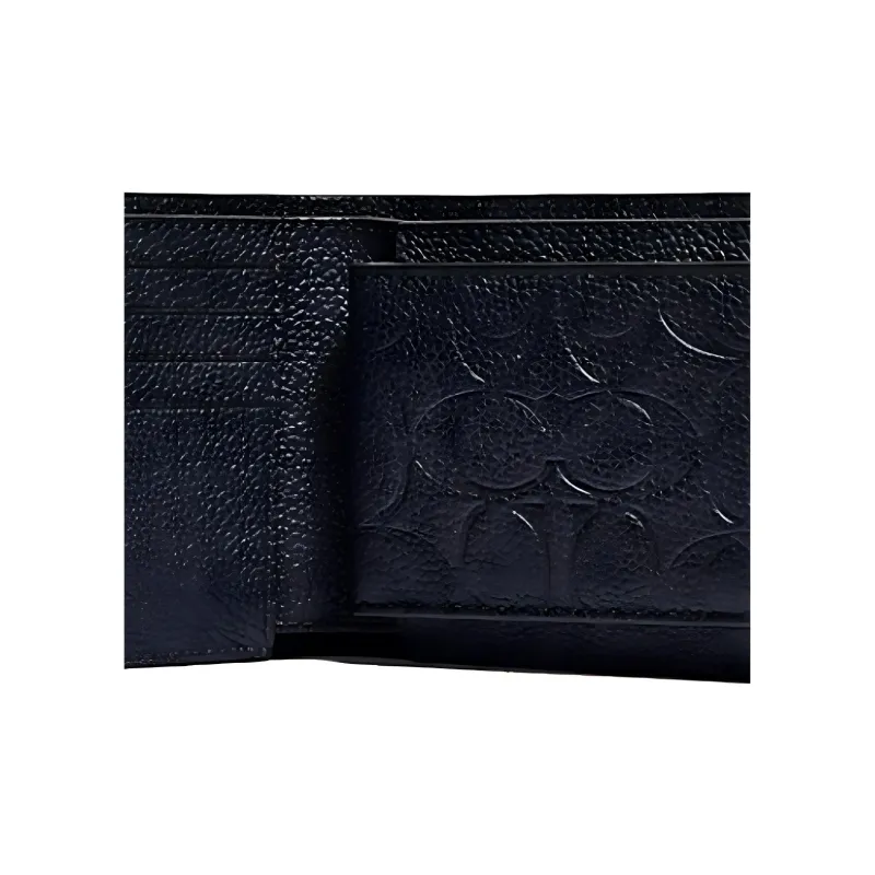 COACH 3 IN 1 Wallet Wallet Men's Dark Blue-3