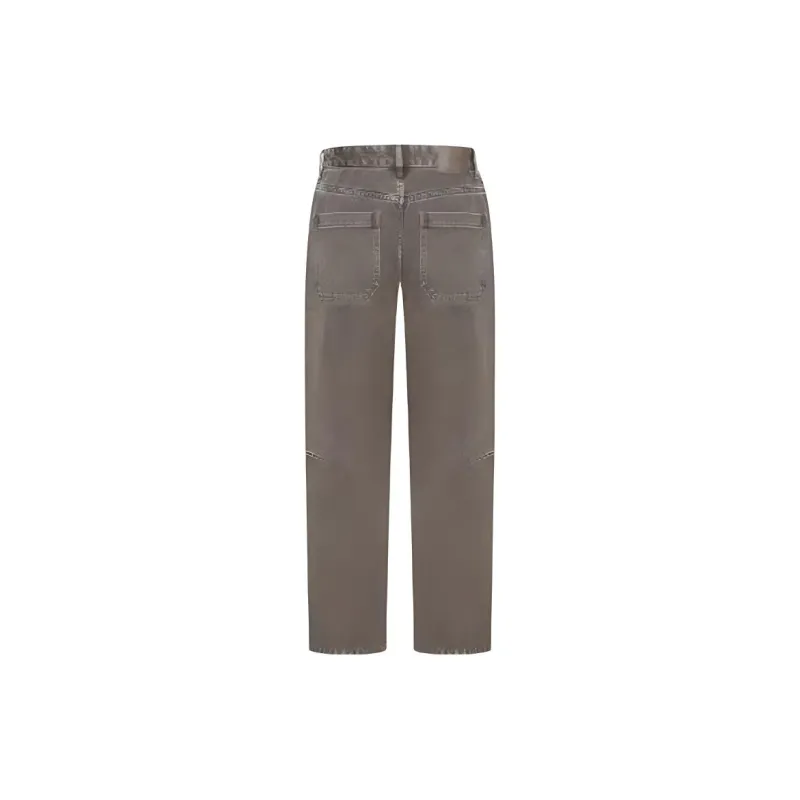 URBAN REVIVO Jeans Men's Khaki Gray-1