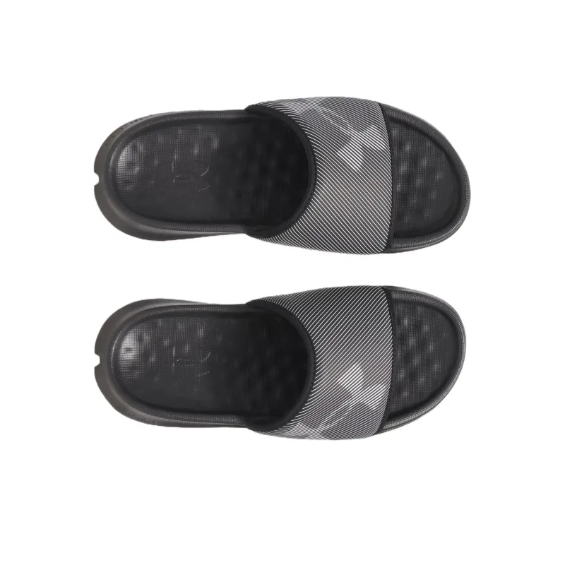 Under Armour Summit Slip Resistant Abrasion Resistant Slide Slippers Unisex Black-2