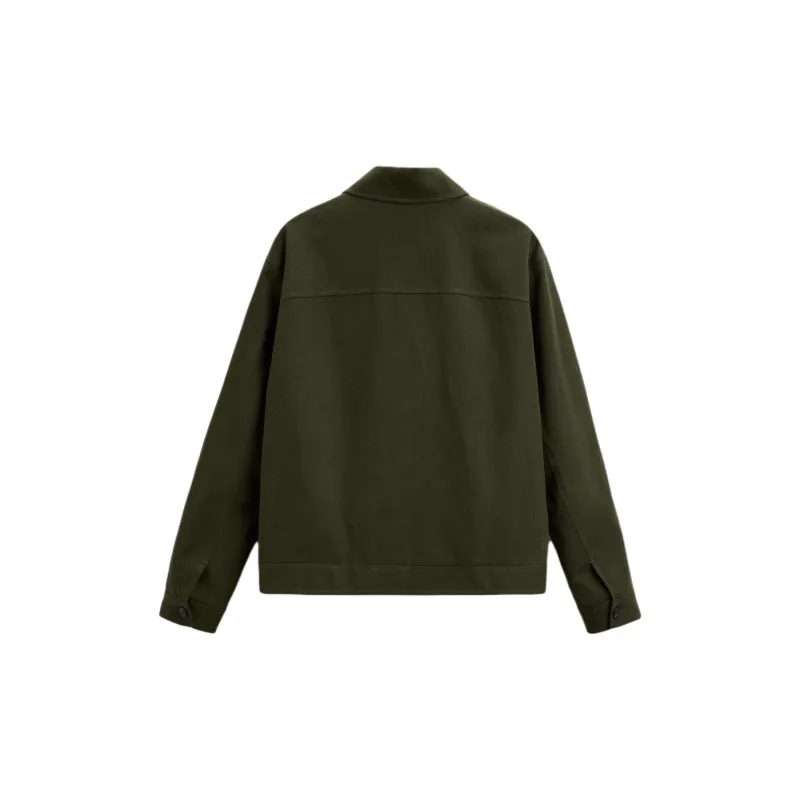 ZARA Jackets Men Khaki-1