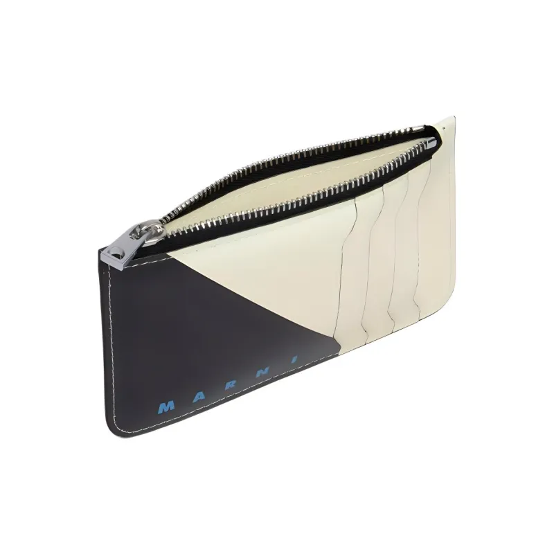MARNI Bicolour Zip-Up Cardholder-1