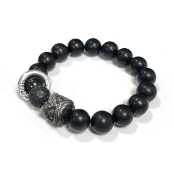 The Years Are Quiet Ebony Wooden Bracelets Unisex